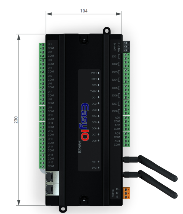 EasyIO-FW Controllers - FW Series