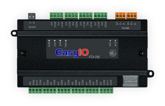 EasyIO FD-20i Input Modbus/Bacnet Module – Tecnologia Shop