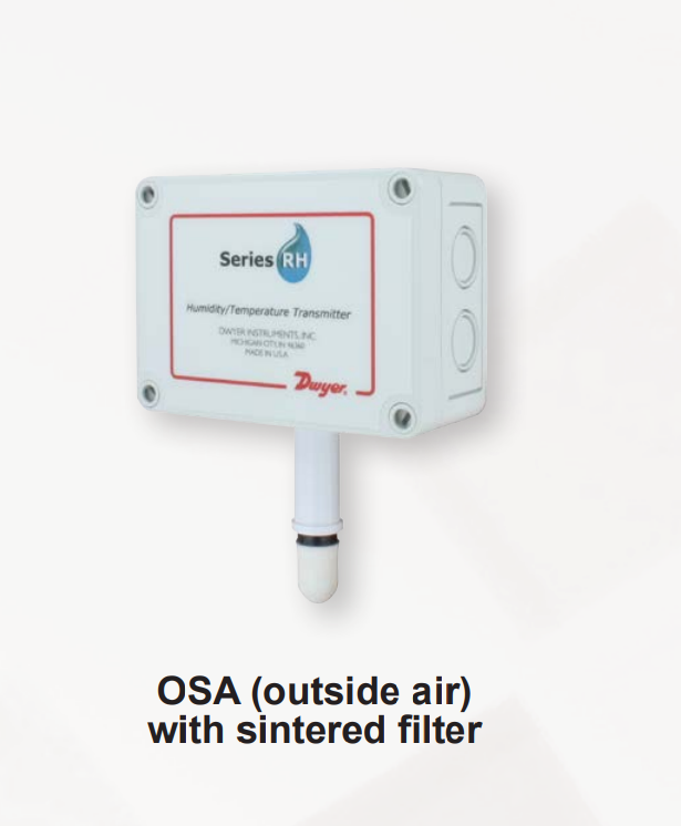 Dwyer - Humidity/Temperature Sensor - Accuracy 2% - RH Output 4-20 mA - RHP Series