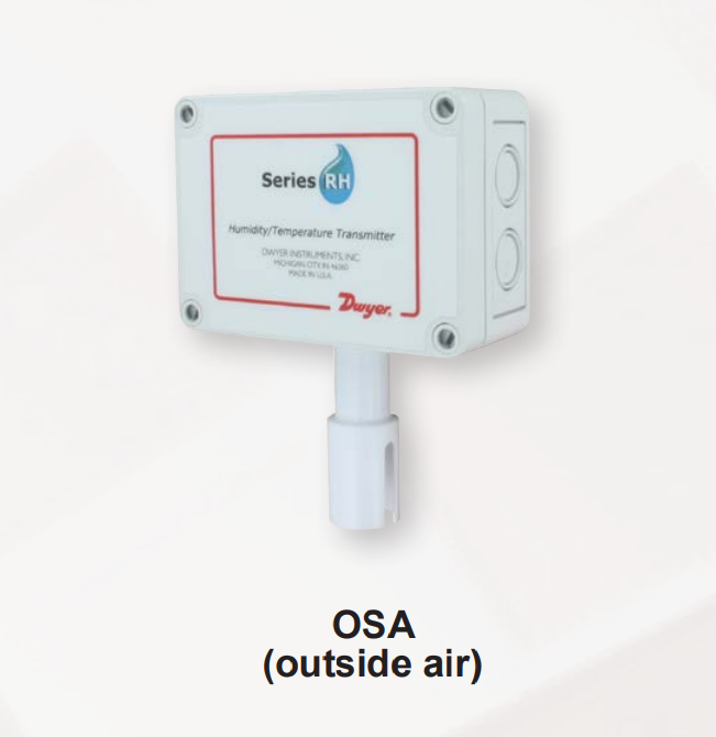 Dwyer - Humidity/Temperature Sensor - Accuracy 2% - RH Output 4-20 mA - RHP Series