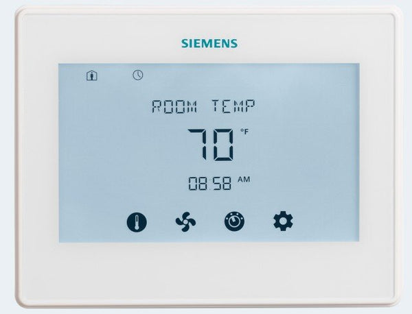 Siemens - Room Thermostats for Heat-Pumps, LCD, Touchscreen - RDY Series