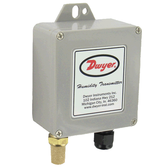 Dwyer - Outside Air Humidity Temp Sensor, 3% RH - WHT Series