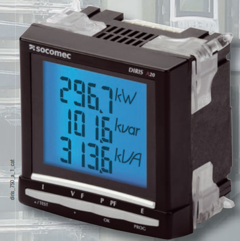 Socomec - Multifunction Metter - Diris A20 Series