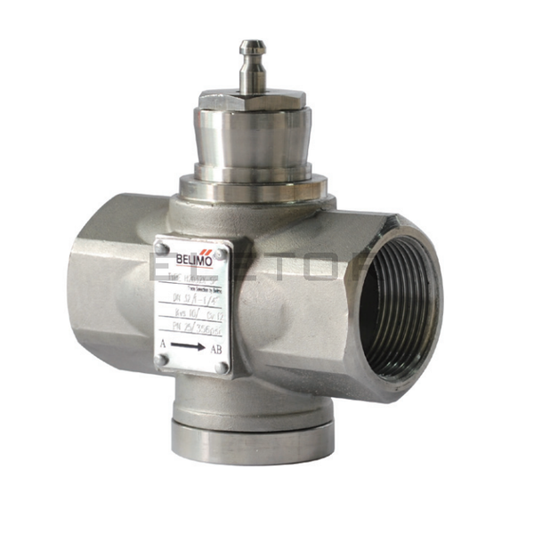 Belimo - Stainless steel globe valve, 2-way, DN 15, Internal thread - H2..S Series