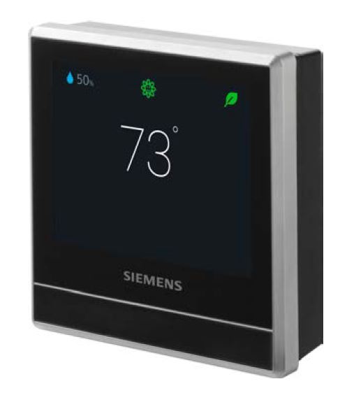 Siemens - Smart Room Thermostat, Heat, Backlit Touch Screen - RDS Series