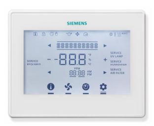 Siemens - Room Thermostats for Heat-Pumps, LCD, Touchscreen - RDY Series